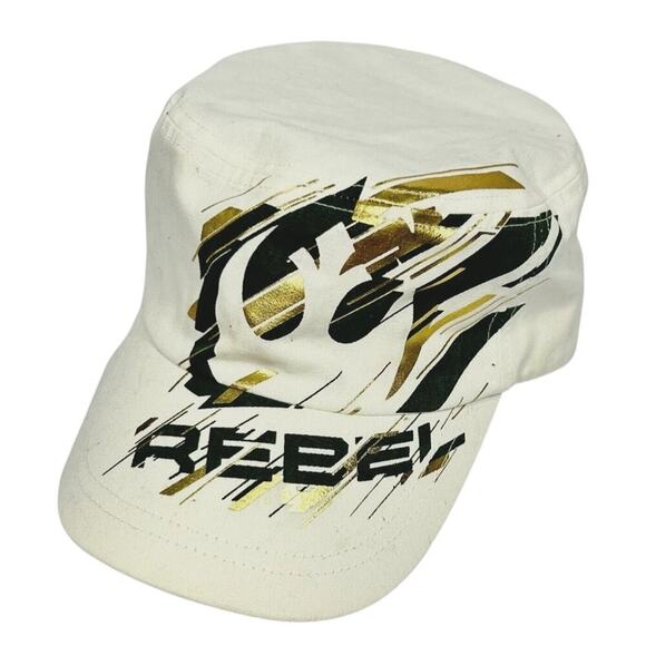 Star Wars Rogue One Rebel Alliance Cap Disney Parks Adjustable White NWT - Picture 1 of 7